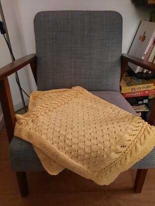 My Little Sweet Pea Baby Blanket - yellow