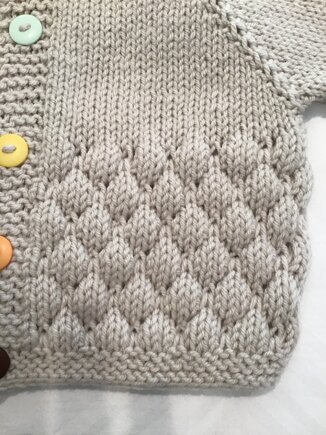 Bubble Stitch Cardigan #3