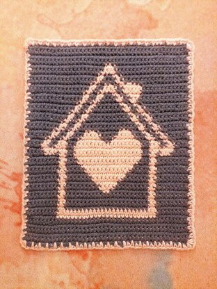 The "Home Is Love" Dishcloth