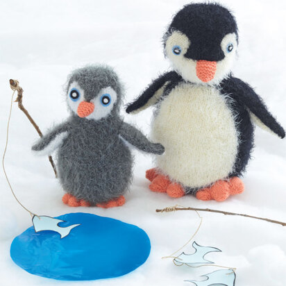 Penguins Toy in Sirdar Ophelia and Country Style DK - 2452 - Downloadable PDF