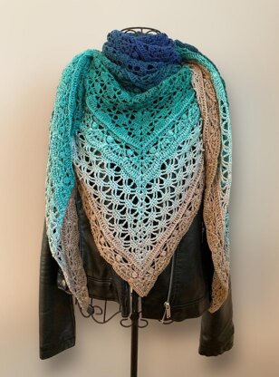 Triangular Scarf "Ineira"