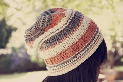 Reversible Textured Slouch Beanie