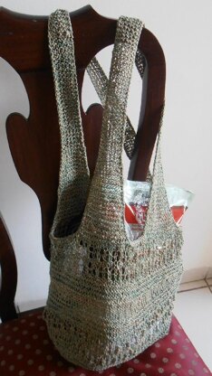 Market Tote in Jute Cotton