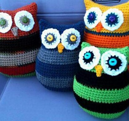 Owl Pillows in Two Sizes