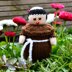 Medieval Monk Doll Knitting Pattern - Toy Knitting Pattern