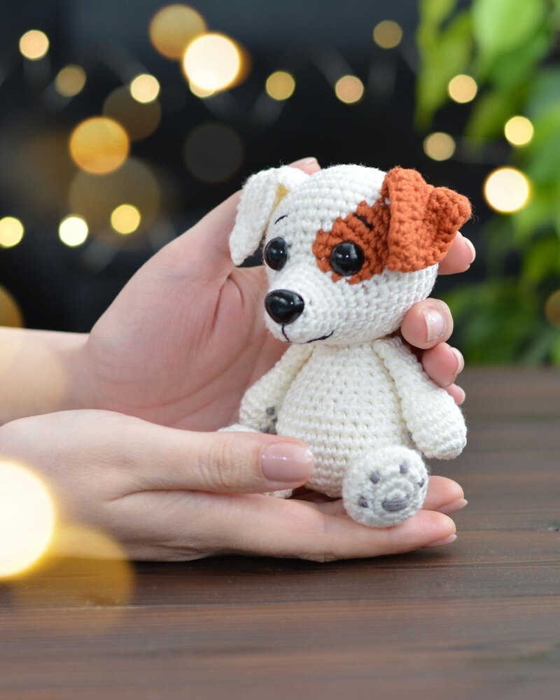 Dog Jack Russell Terrier Crochet pattern by OneFunnyMoose LoveCrafts