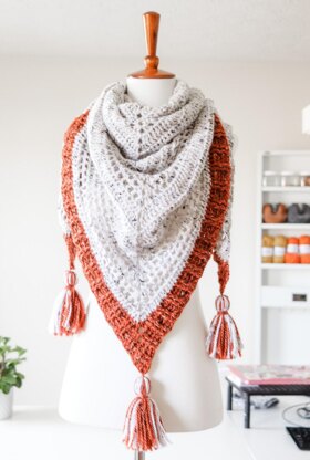 Hayride Triangle Scarf