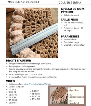 Bertha Detachable Collar