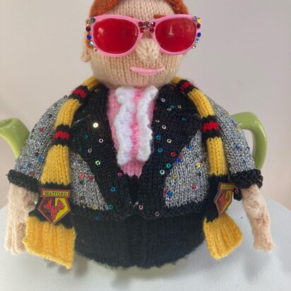 Elton John Tea Cosy Pattern