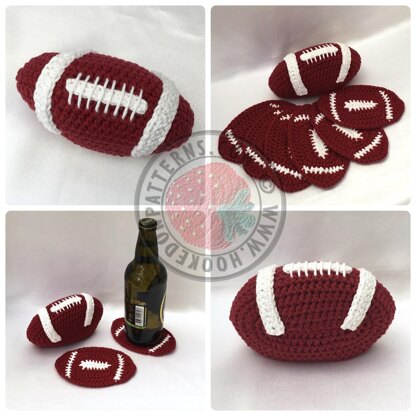 Football Coaster Set - American