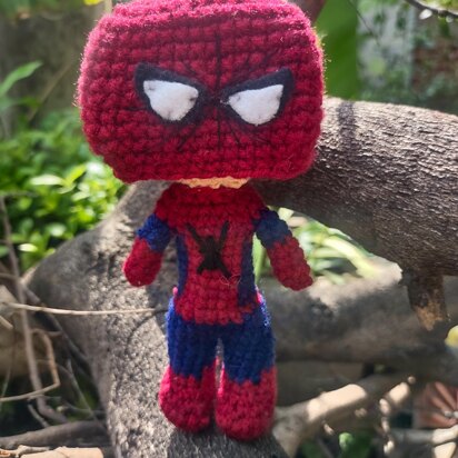 Spiderman with removable mask