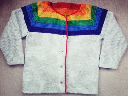 Rainbow cardigan