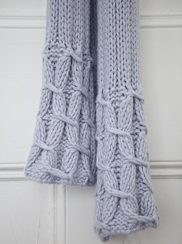 Arctic Scarf Knitting pattern by Jo Storie LoveCrafts