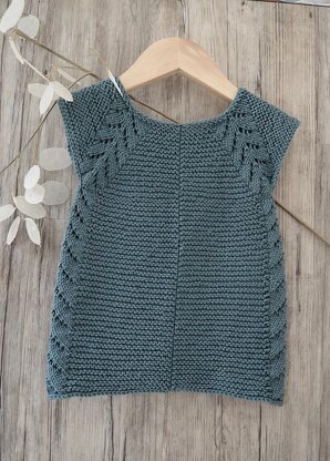 OGE Knitwear Designs P112 Lil Rosebud Top Down Dress PDF