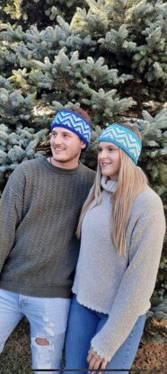 Zig Zag Matching Headbands