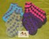 Kids Flannel Mimic Slipper Socks