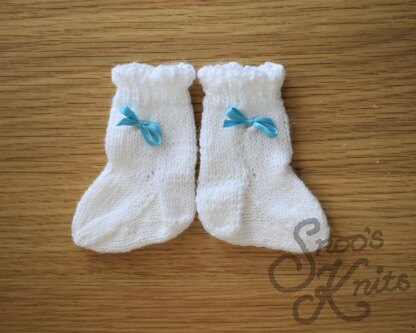 Baby Socks Knitting Pattern Snoo's Knits