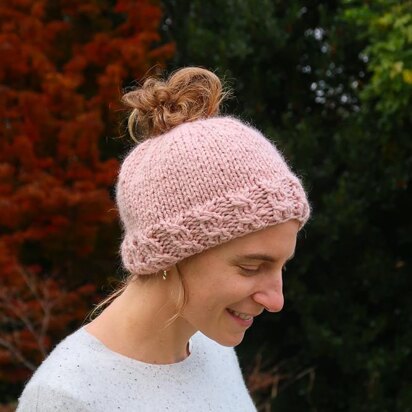 Cable Rib Hat