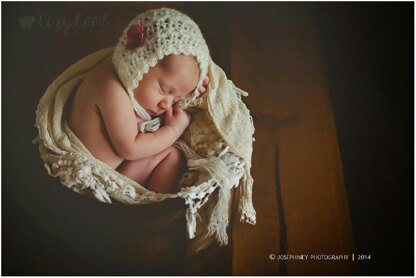 Vintage Star Baby Bonnet