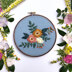 Hoffelt and Hooper Madelyn - Blue Embroidery Kit - 6in