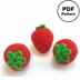 Strawberry Amigurumi Crochet Pattern