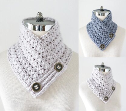 Classic Lace Neck Warmer Scarf