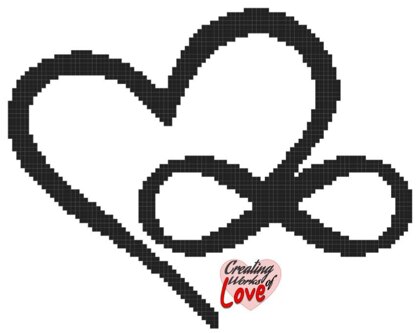 Infinity Heart Stitch Graph