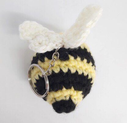 Baby Bee Keychain with Wings