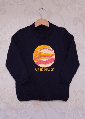 Intarsia - Venus Chart - Childrens Sweater