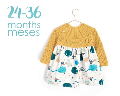 Size 24-36 months -  Prehistoric Bodice / Sweater