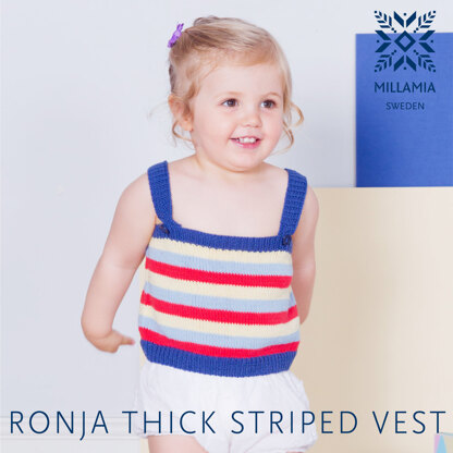 Ronja Thick Stripe Tank in MillaMia Naturally Soft Cotton