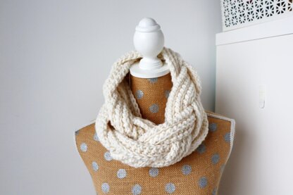 Braided crochet shop scarf