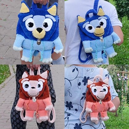 Bingo from BLUEY plush backpack