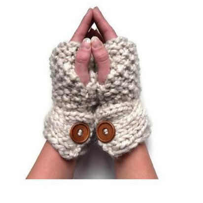 Super Chunky Gloves - knitting pattern