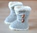 Wicker Stitch Booties