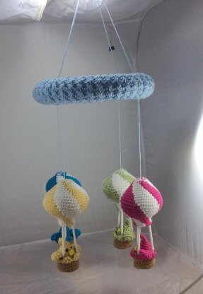 Hot Air Balloon Baby Mobile