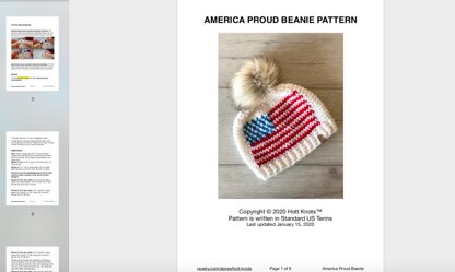 America Proud Beanie