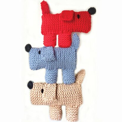 Scruff The Dog - knitting pattern