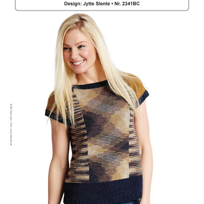 Ikat Top in BC Garn Allino - 2341BC - Downloadable PDF