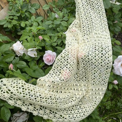 Budding Into Bloom Shawl