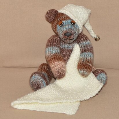 Sleepy Sid The Teddy Bear - knitting pattern