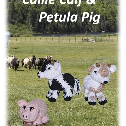 Callie Calf and Petula Pig