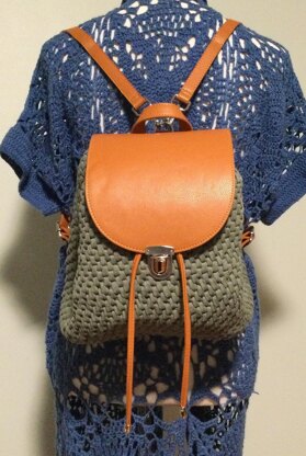 Boho Ribbon Weave Backpack