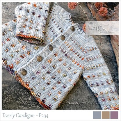 OGE Knitwear Designs P234 Everly Cardigan PDF