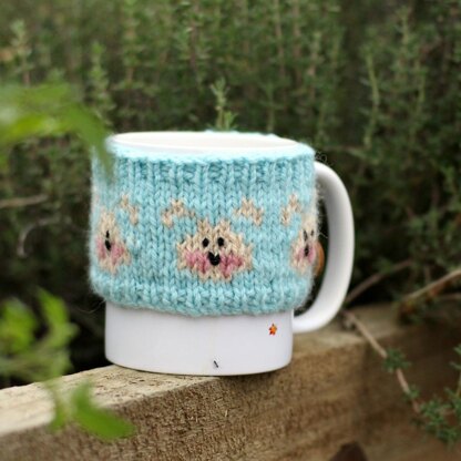 Marshmallow Bunny Mug Cosy