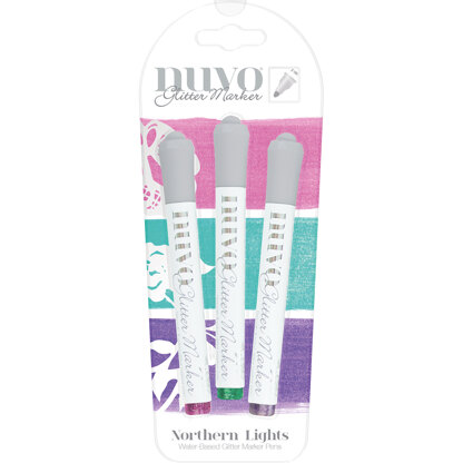 Tonic Studios Nuvo Glitter Markers 3/Pkg - Northern Lights