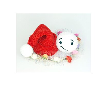 Amigurumi Christmas Snowball