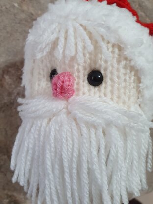 Father Christmas Bauble Knitting pattern by A Crafty Life by Mandy ...