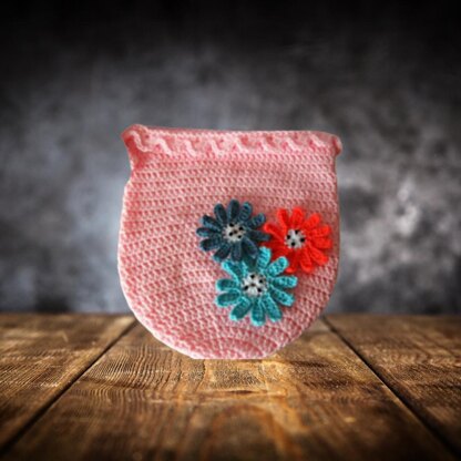Newborn Baby Flower Cocoon & Hat