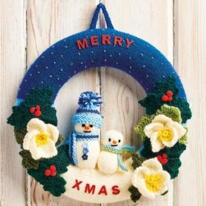 Snowman Christmas Wreath